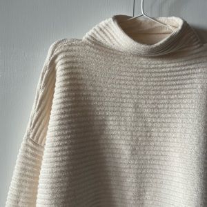 Madewell Ribbed Mockneck Sweater L
